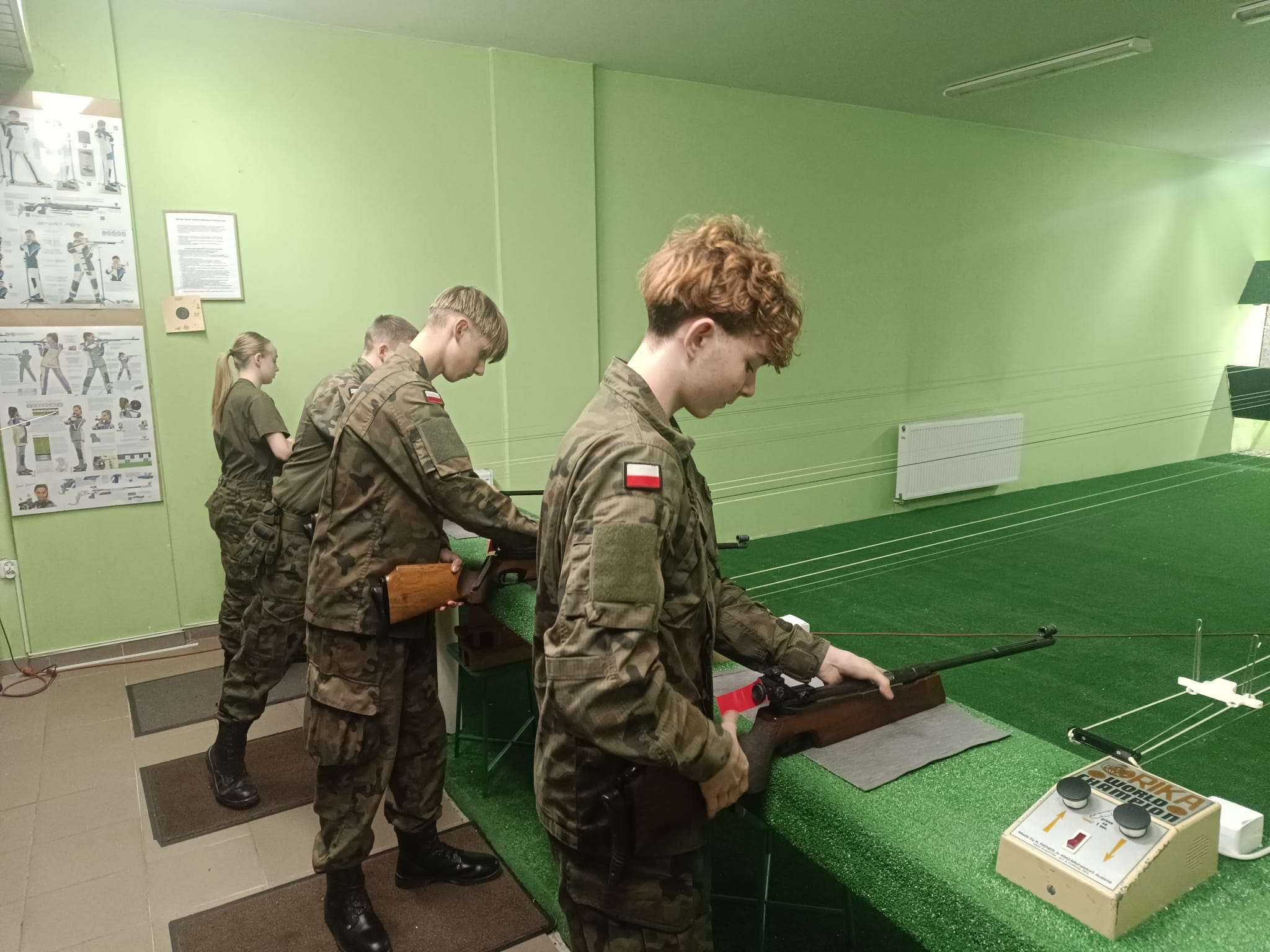 Rywalizacja na strzelnicy