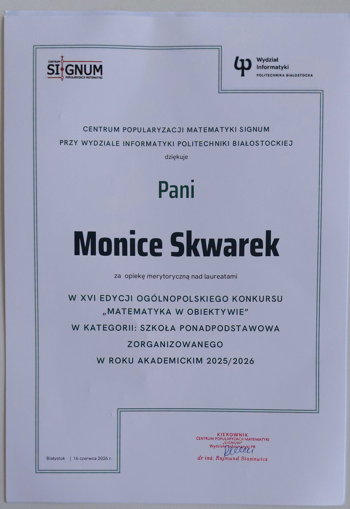 Matematyka w obiektywie